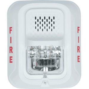 system sensor horn strobe white fire alarm