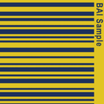blue on yellow bai barcode decals